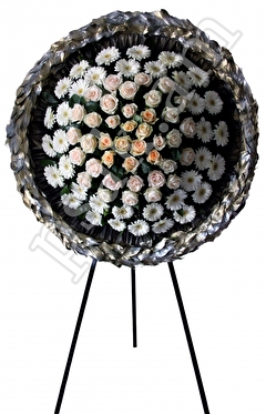 Венок из Белих гербер Венок из Белих гербер