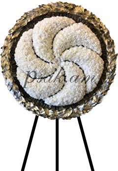 Wreath Eternity with laurel leaves Wreath Eternity with laurel leaves