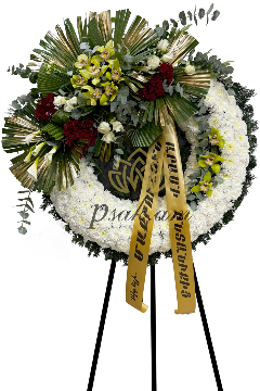 Cymbidium suave Օրքիդեաներով Ծաղկեպսակ